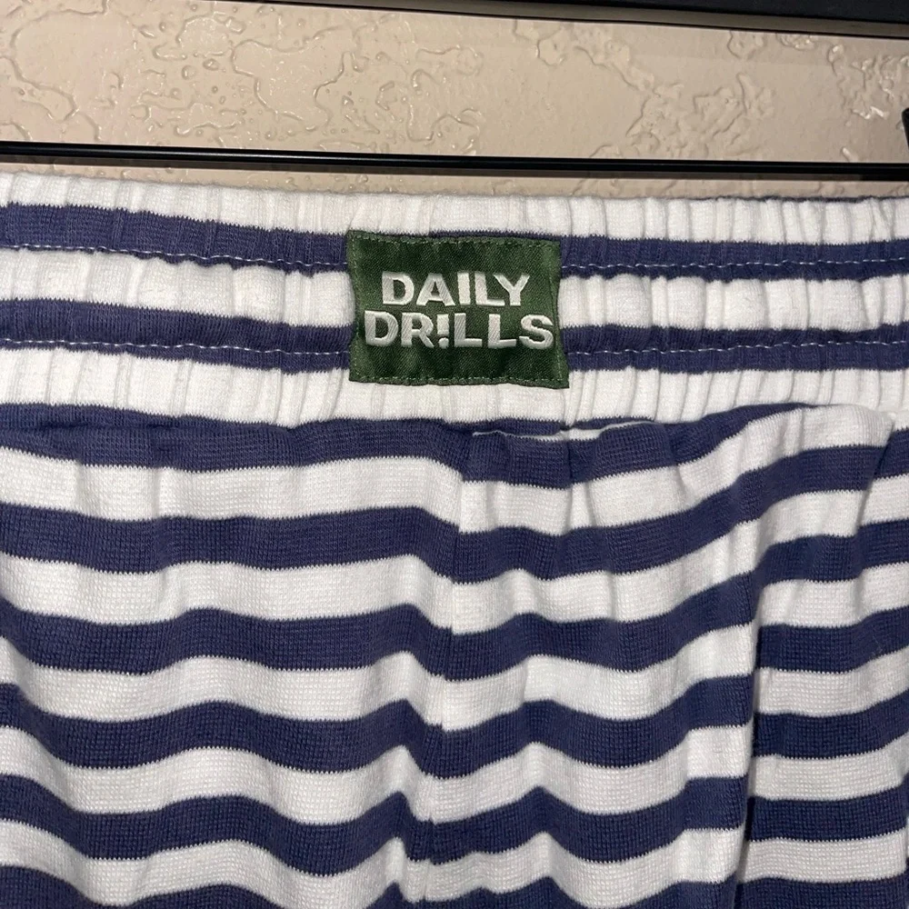 Daily Drills Black and White Striped Crewneck Sweater - Picture 8 of 10